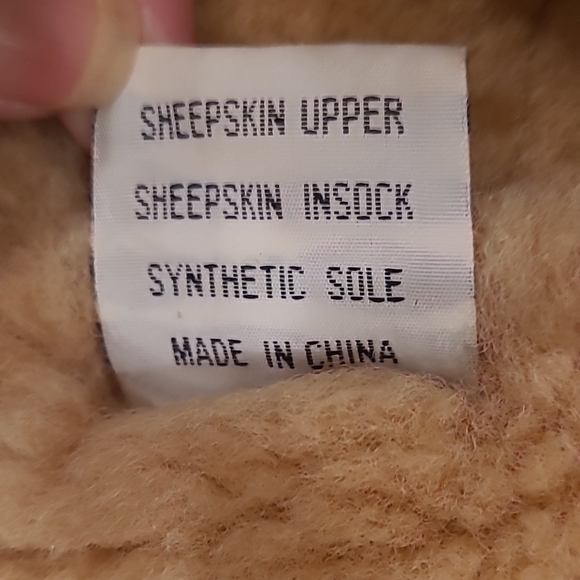 UGG Brown Shearling Button Boots - Picture 5 of 8